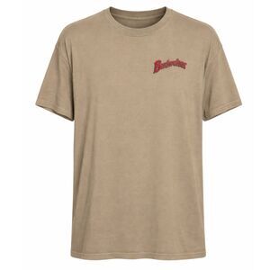 BUDWEISER VINTAGE INSPIRED EVERYDAY WEAR CLASSIC CASUAL COTTON CREWNECK TEE LRG